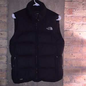 North Face Black Vest - 700 Feather Count Size S